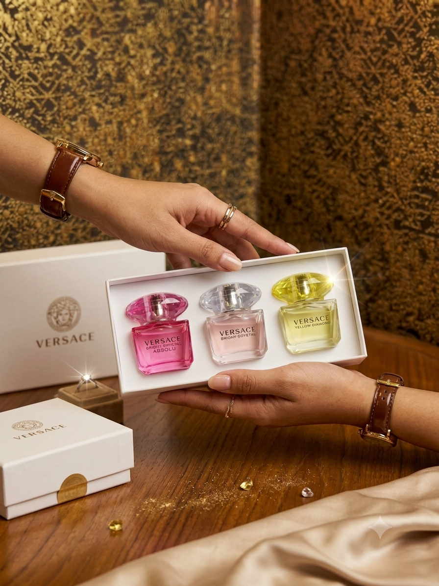 Versace Crystal Combo Set Of 3