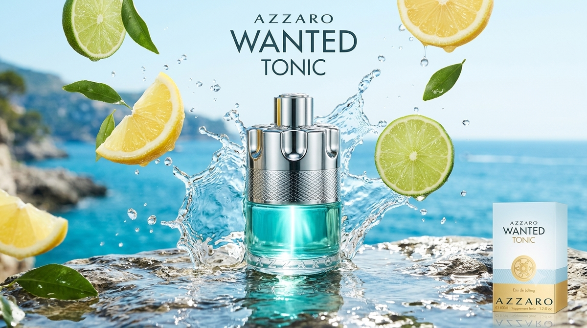 Azzaro Wanted Tonic Eau de Toilette (100ml) With OG Box